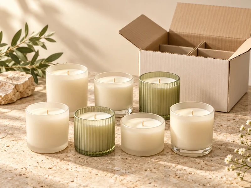 Design reference: a focused small assortment of candles